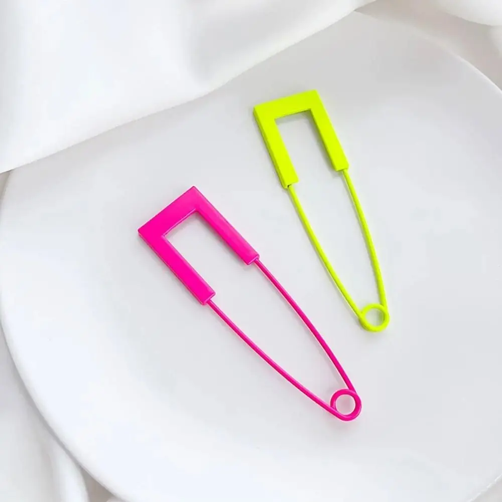 

Trendy Korean Style Fluorescent Pin Clothing Accessories Waist Buckle Corsage Brooch Silk Scarf Buckle Sweater Pants Pin Girls