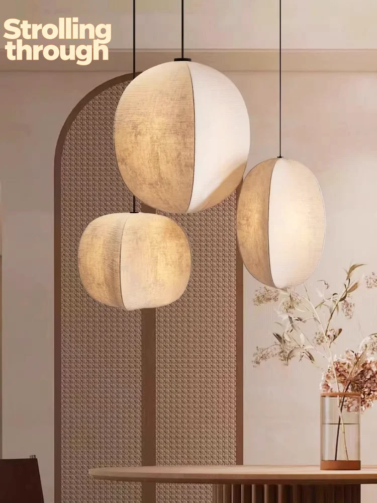 

Люстра для американского ресторана 2025, новый новый новый китайский стиль, эстетический дизайнер династии Сун, ретро ваби, песчаный ветер, окружающая среда