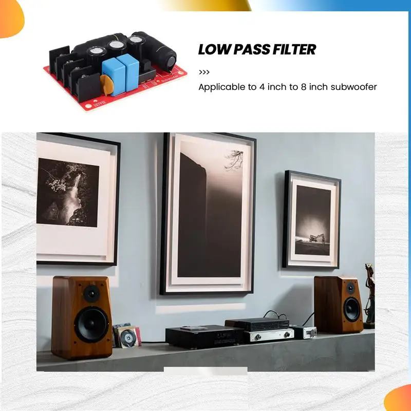 B48A مضخم صوت نقي من الدرجة الثانية كروس مكبر صوت مقسم التردد DIY مسرح منزلي #6