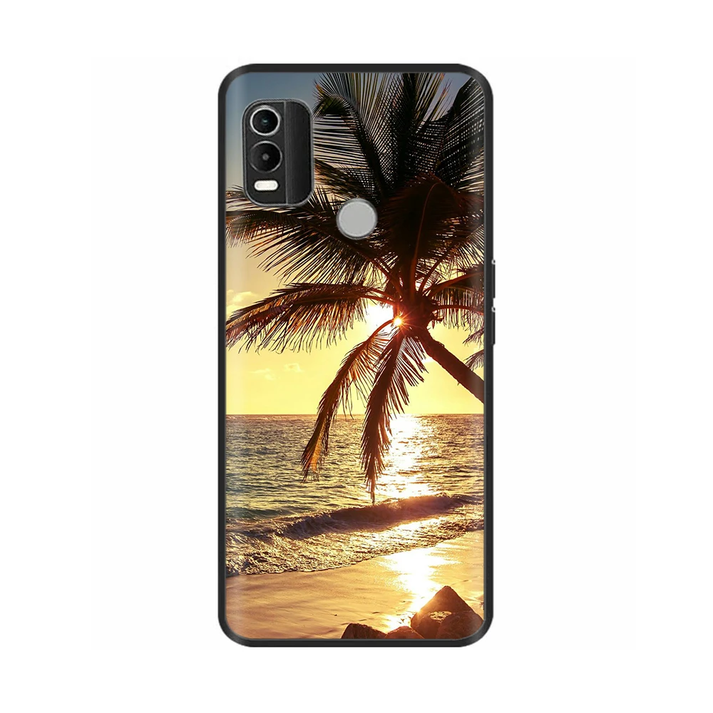 For Nokia C21 Plus Case Soft Silicone TPU Cover For Nokia C21 Fundas Capa For Nokia C21 Plus Phone Case Black Bumper Coque Shell