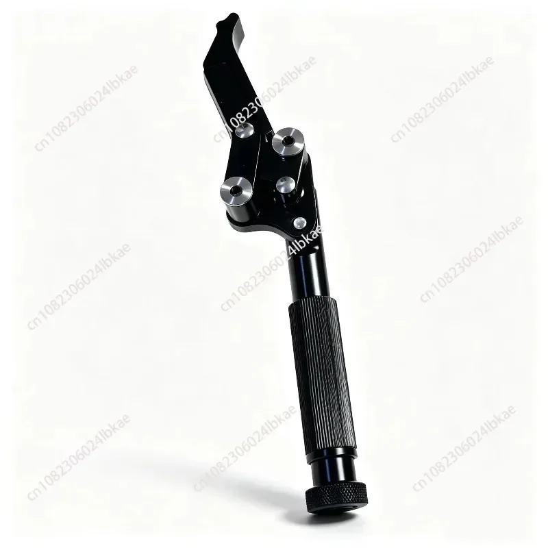1 pair of black Tool-free front and rear adjustment sports wheelchair brake lipstick screw rotation mechanism wheelchair