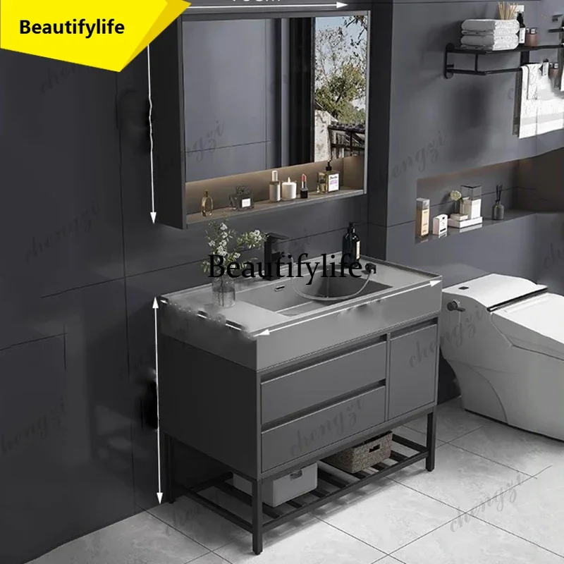 y45  Luxury Skincare Bathroom Cabinet Organizer Storage Shelves Toilet Partitions Paper Cupboard Modern Gabinete Hotel