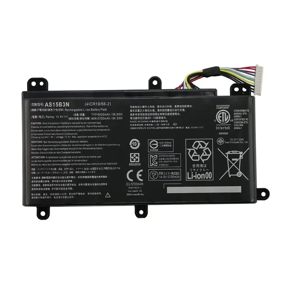 JGTM AS15B3N Laptop Battery for Acer Predator 15 G9-591 G9-591G G9-592 G9-592G 17 G9-791 G9-791G G9-792 G9-792G AS15B3 Batterie