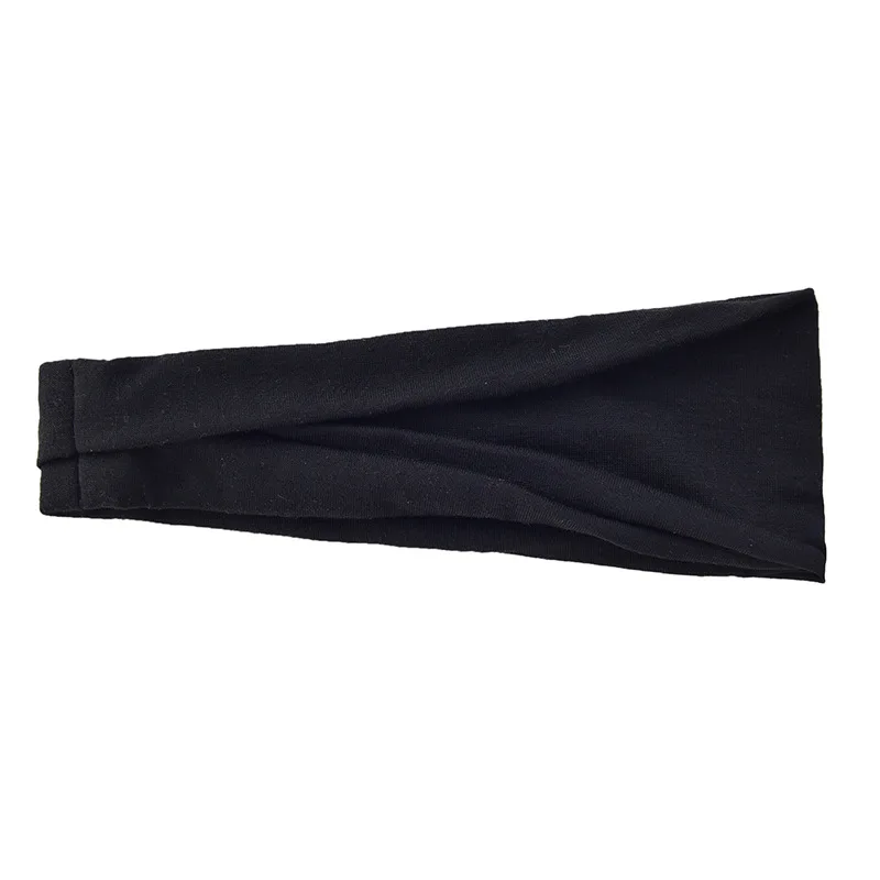 6Pcs Women Headband Solid Twist Cotton Wide Turban Knotted Headwrap Girls Hairband Fashion Hair Accessories Wholesale