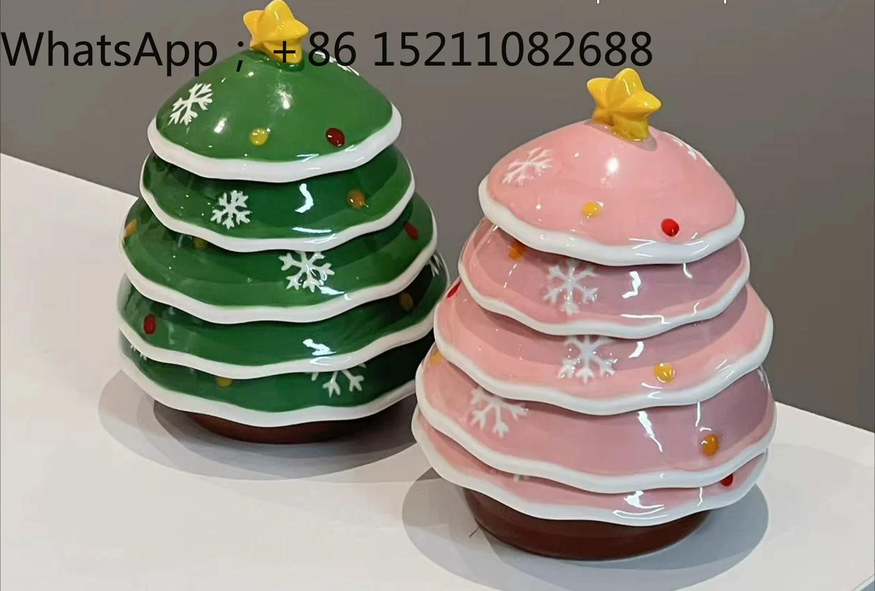 SCY Christmas Tree Creative Seasoning Dish Household Ceramic Dipping Dish Hot Pot Mixing Dish Small