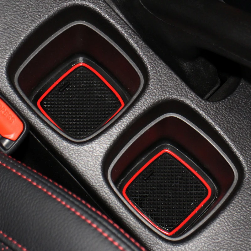 Non-slip Auto Interior Door Gate Pad Cup Mat For Suzuki SX4 S-Cross 2014 2015 2016 2017 2018 2019 SX 4 S Cross Car Accessories