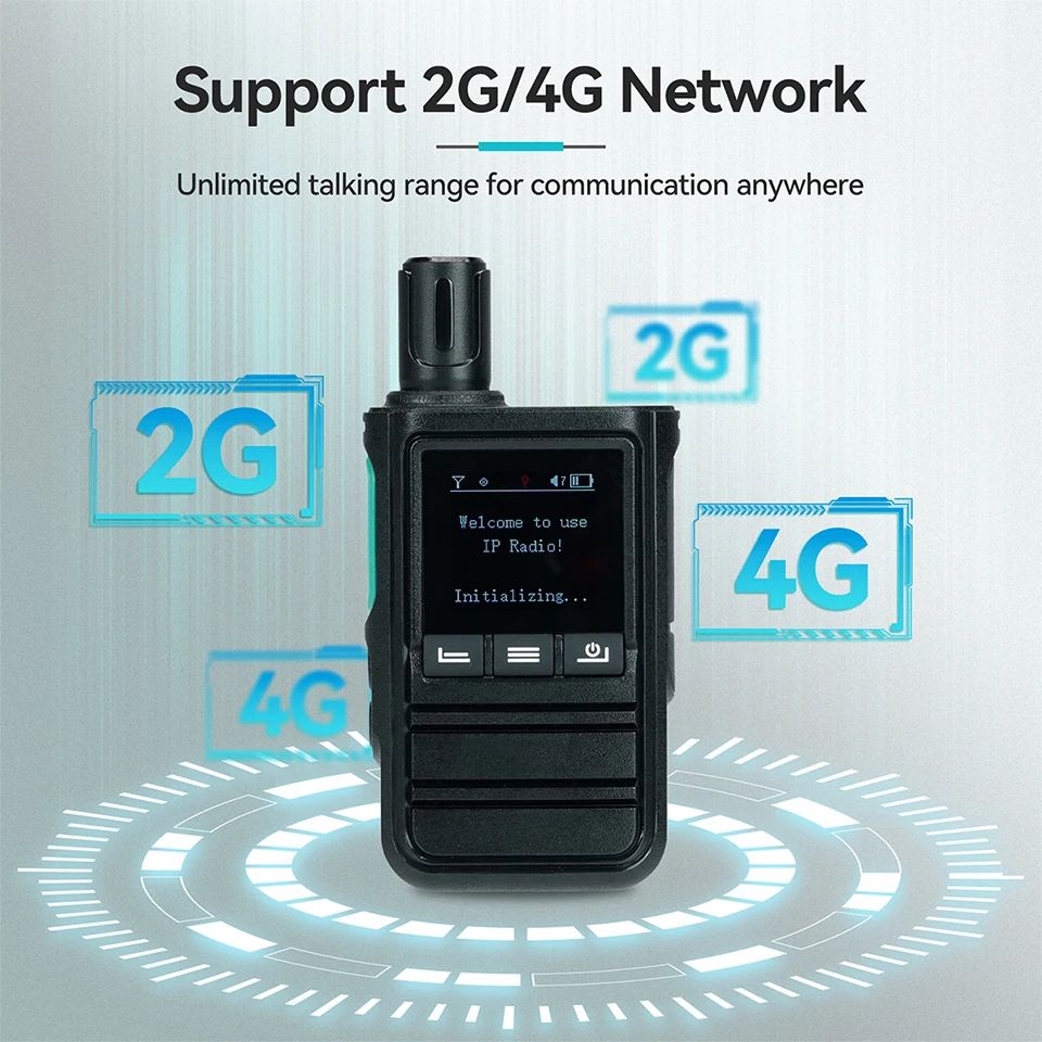 Retevis L61 4G Network Radio GPS Long Range Network Walkie Talkie USB C Charging Two Way Radio Smart Phone POC Radio Linux 2G 4G