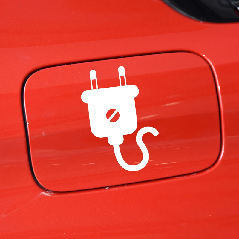 

Creative Electric Plug Lightning Icon Car Stickers, Vinyl Film Set of Two, Unique Auto Decor Accessories