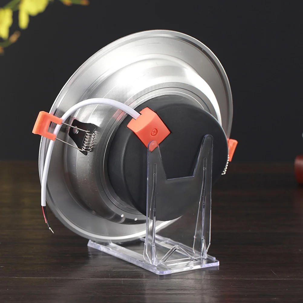 

8Pcs Display Storage Stand Plastic Multipurpose Holder Plates Bowls Photo Frame Display Rack Bowls Holder Plates Storage Holders