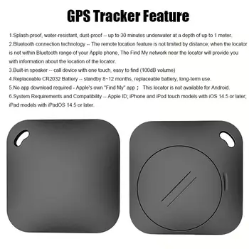 Inteligentní Bluetooth GPS tracker pracuje s Apple Find My APP ITag, zařízení proti ztraceným autům, MFI hodnocený lokátor, klíč od auta, domácí mazlíček, dětský vyhledávač 8 nejlepší prodej Philips Hue - №5