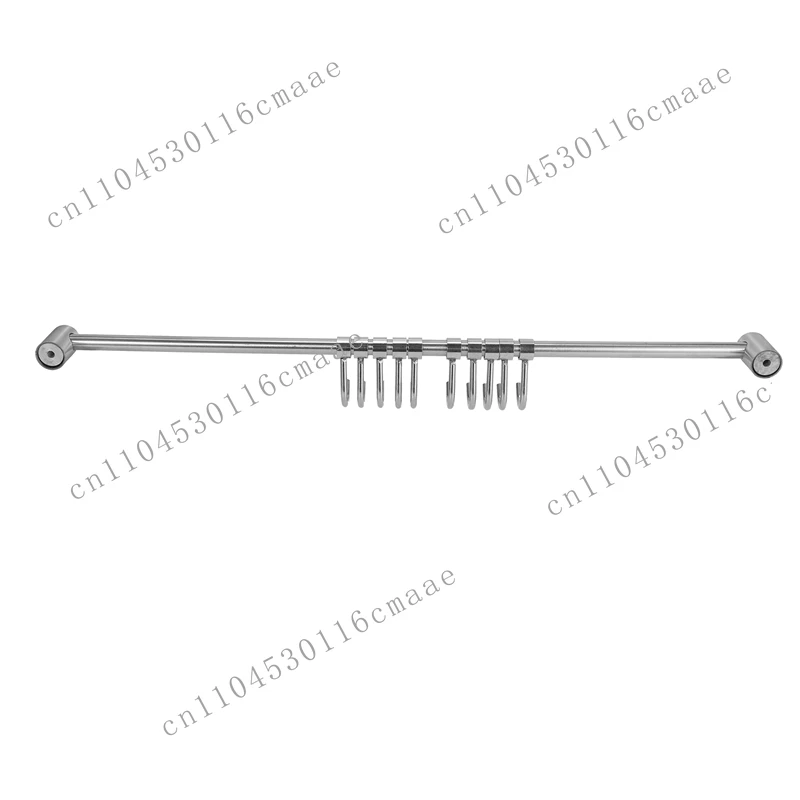 NEW HOT SALE Kitchen Rail Rack Wall Mounted Utensil Hanging Rack Stainless Steel Hanger Hooks for  Tools Pot Towel