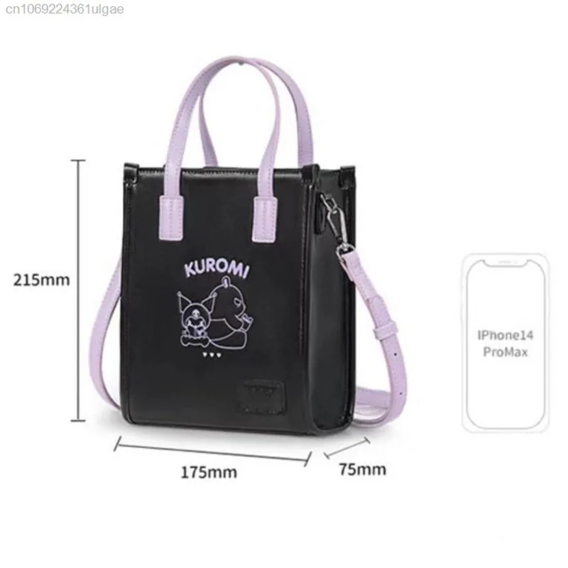 Sanrio Kuromi borsa da donna Tendance 2023 Designer borsa di lusso Y2k borsa portatile borsa a tracolla in pelle PU coreano Versatile Bolsas