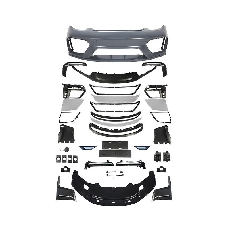 Car Modification Body Parts PP Plastic Front Bumper Assembly Bodykit