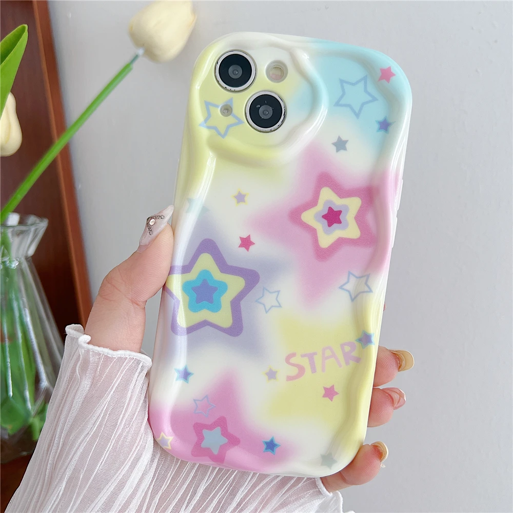 Custodia Per IPhone Vanqiang Con Stampa Astratta Geometrica: Silicone Morbido TPU, Antiurto, Anti-impronta - Compatibile Con XR, 11, 12, 13 - 2