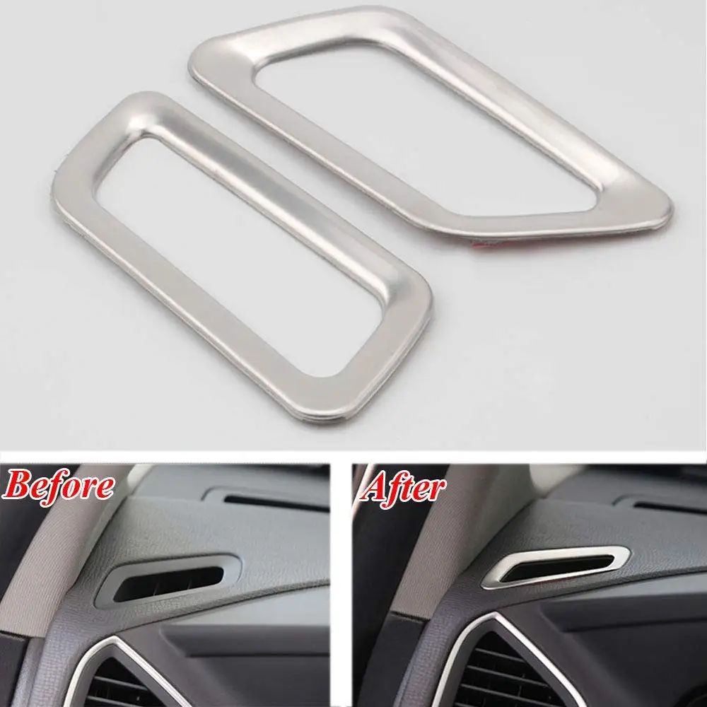 Marco de salida de ventilación de aire acondicionado para Volvo XC60, accesorios 2012-2017, pegatina, embellecedor Interior