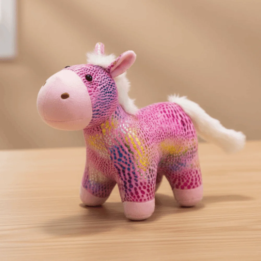 

Креативная фигурка пони-талисмана 2026: милый, красочный зодиакальный конь, подарок на день рождения