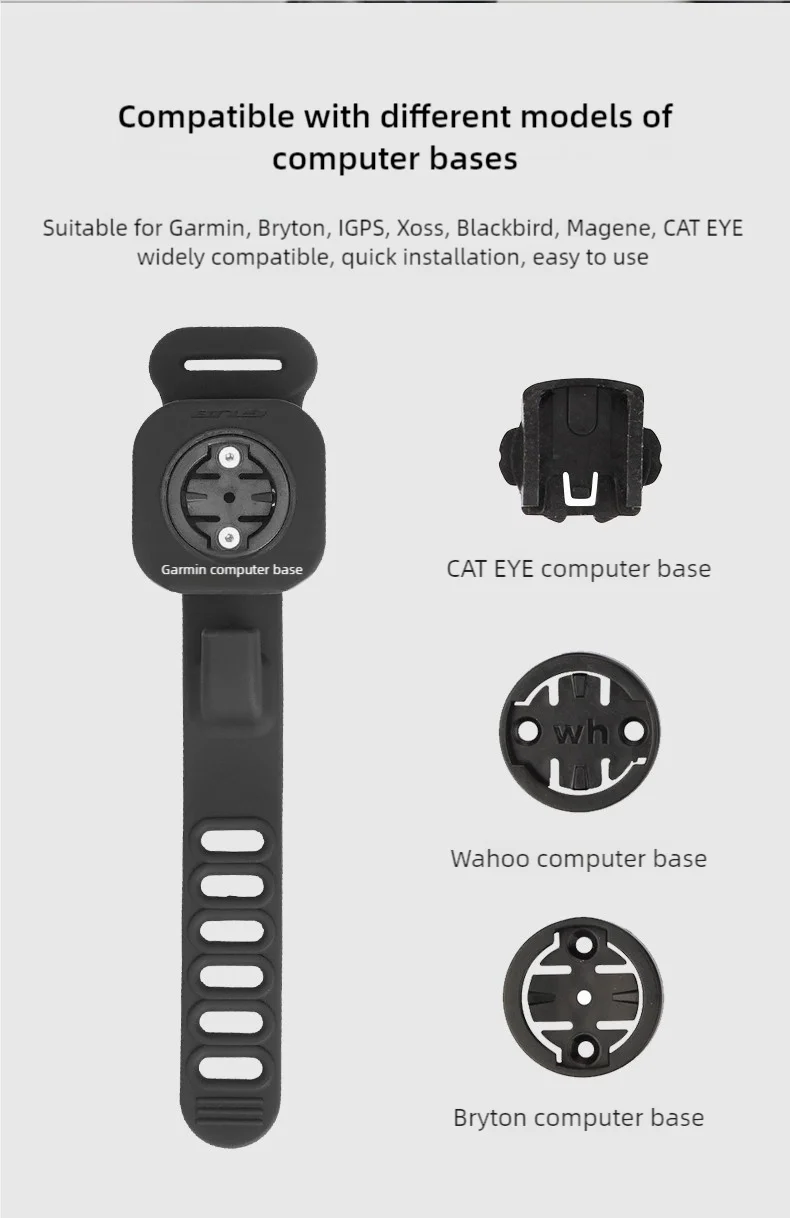 GUB 630 Silikon Fahrrad Computer Halterung Code Meter Halter Rennrad MTB Verlängerung Halterung Für Garmin Bryton WAHOO XOSS – Detail 10