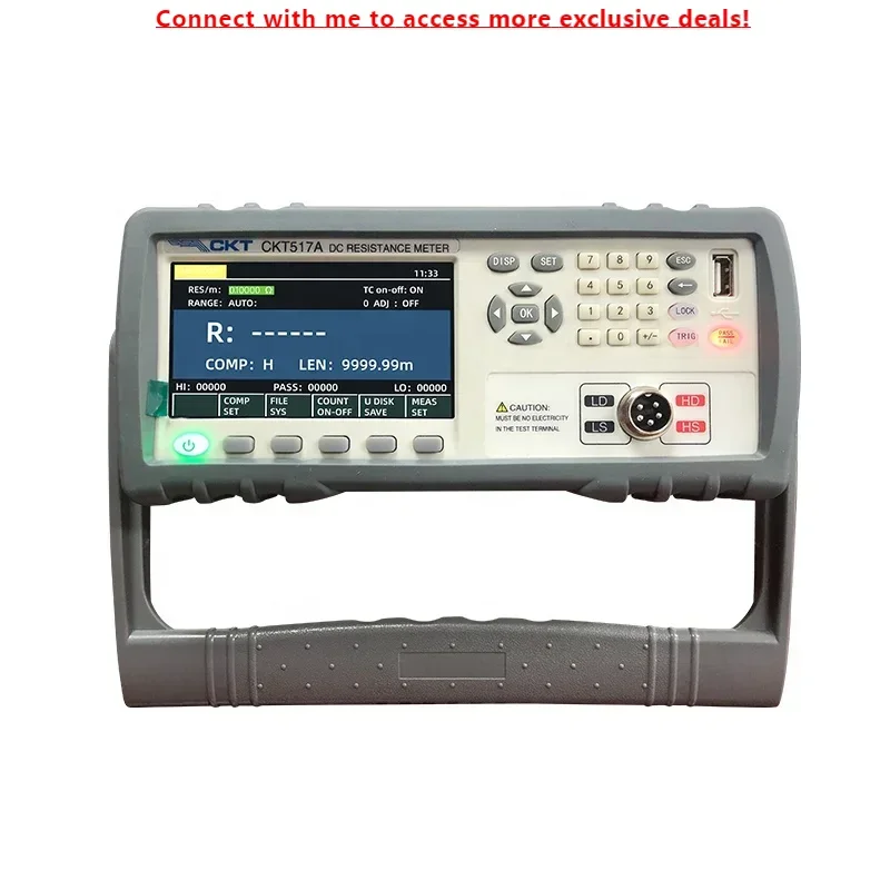

CKT517A DC Resistance Tester Milliohm Meter