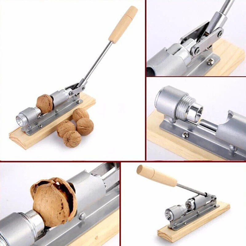 Nutcracker Crack Almond Plier Nut Hazelnut Hazel Pecan Heavy Duty Walnut Cracker Filbert Machine Sheller Kitchen Clamp Clip Tool