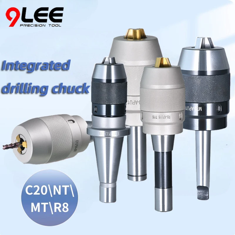 

NT40 Держатель сверлильного патрона APU13 APU16 Тип Mo Держатель инструмента с ЧПУ Обрабатывающий центр MTA R8 Хвостовик сверла C20 25