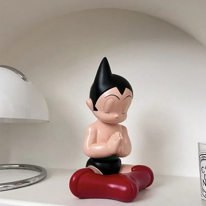 Anime Astroboy Mighty Atom Tetsuwan Atom  Action Figures Statue Collection Model Toys Children Desktop Decoration Birthday Gifts