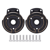 206g Black Heavy Brass Portal Front Cover Weights for 1/10 RC Crawler Vanquish VS4-10 Phoenix F10 Axle LCG Upgrade Parts