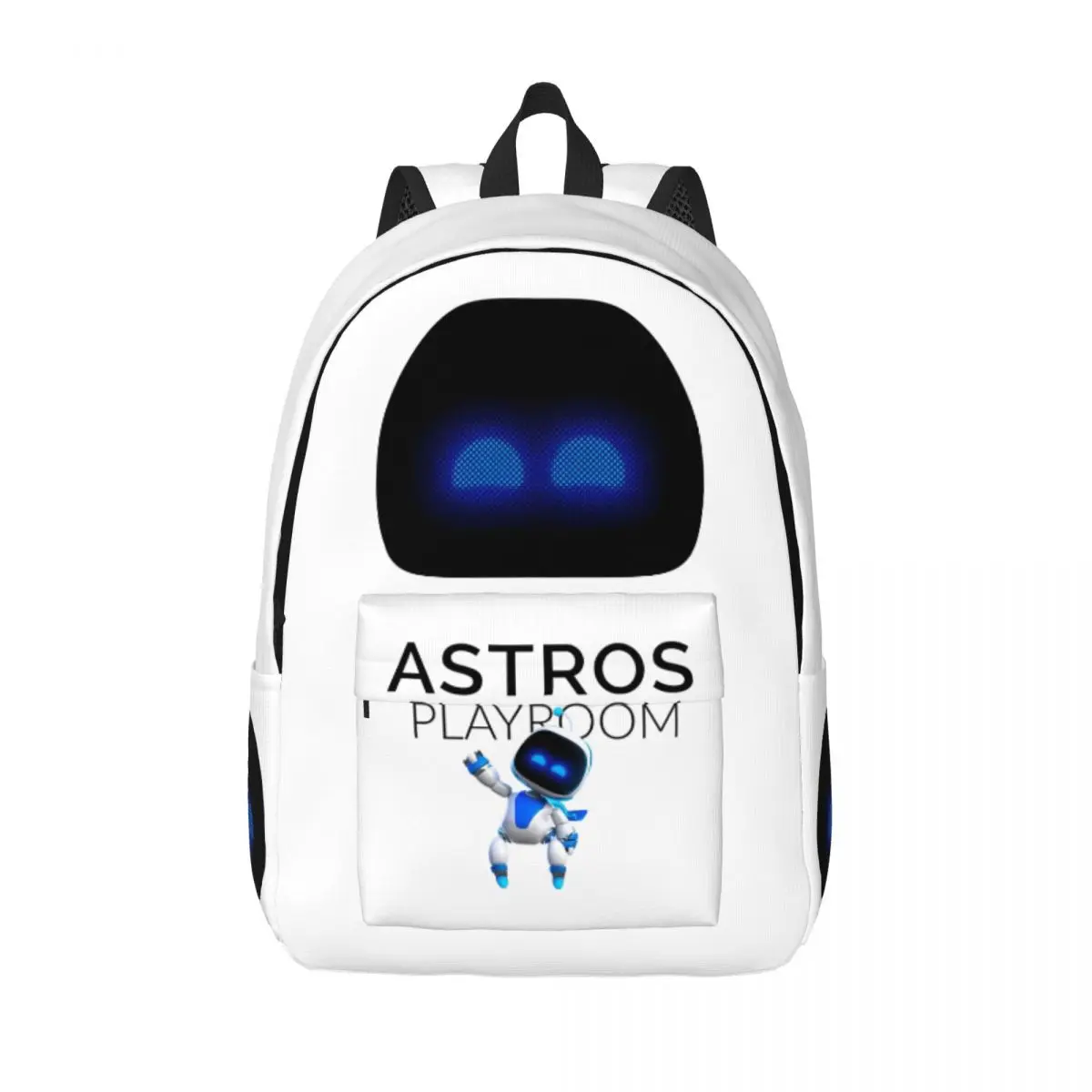 Astrobots Playroom Game Backpack for Boy Girl Kids Student School Book Bags Canvas Daypack Preschool Kindergarten Bag Hiking