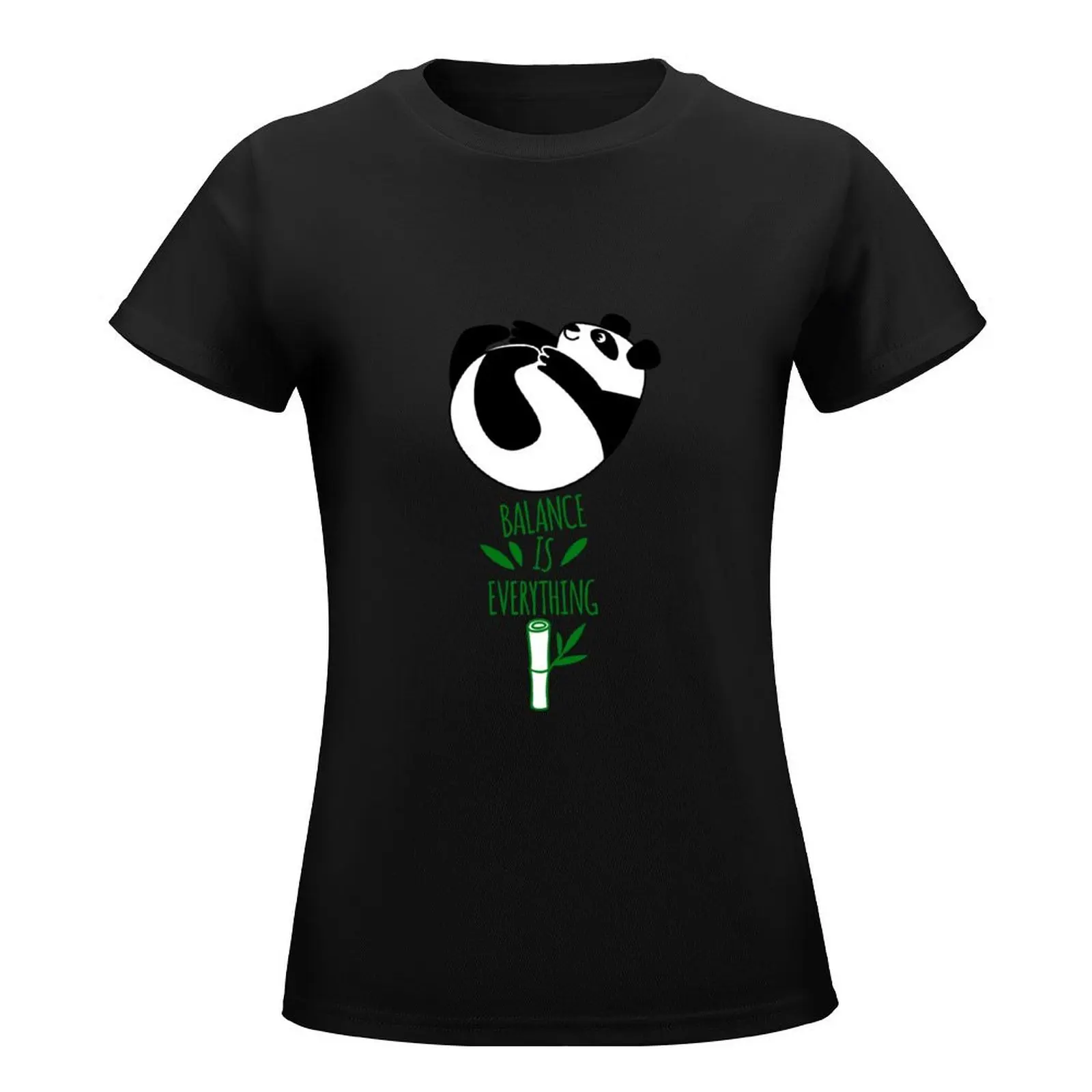 Balance Is Everything! Tumbling panda. T-Shirt aesthetic clothes customs new edition t shirts for Women