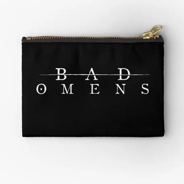 

Bad Omens Is An American Metalcore Zipper Pouches Wallet Cosmetic Coin Men Women Money Underwear Key Small Pocket Socks Pure