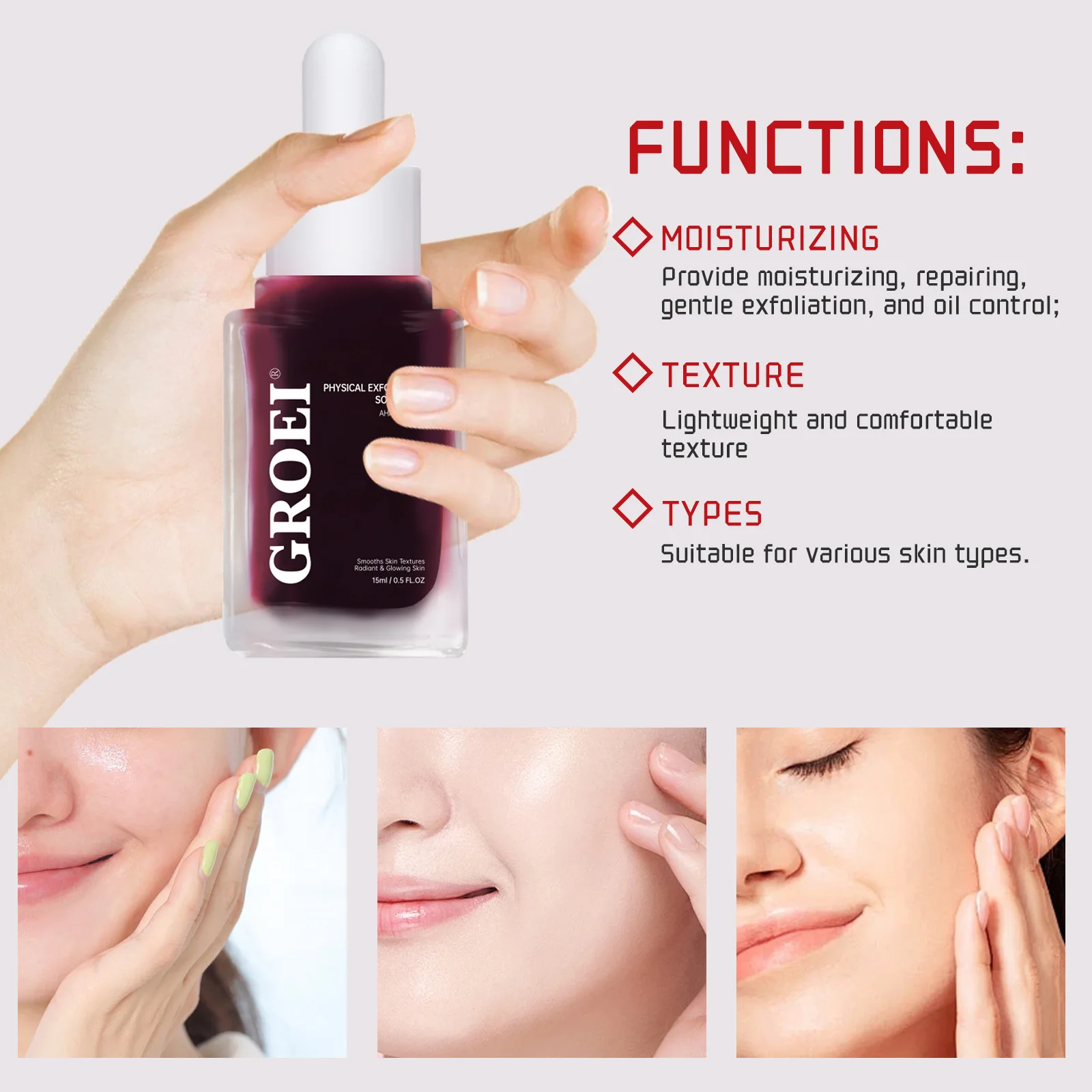 15 мл средство для физического отшелушивания с гликолевой кислотой, алоэ вера для гладкой кожи, очищение пор, уход за прыщами, все типы кожи, ежедневный уход 15 мл средство для физического отшелушивания с гликолевой кислотой, алоэ вера для гладкой кожи, очищение пор, уход за прыщами, все типы кожи, ежедневный уход