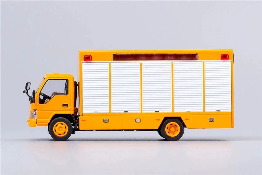 GCD 1/64 ISUZU Flat clearance trailer van alloy car model