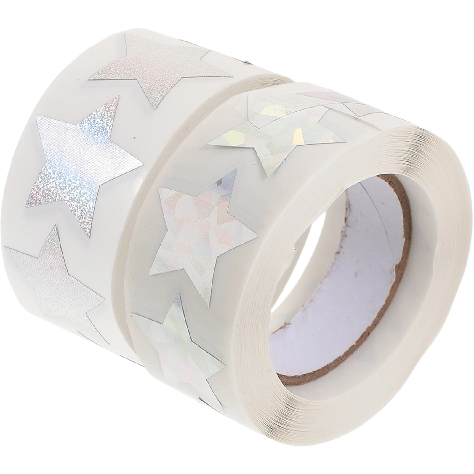 2 Rolls Self Adhesive Star Stickers Diary Decorative Scrapbooking Diy Crafts Journaling Supplies Glitter Sticker Roll