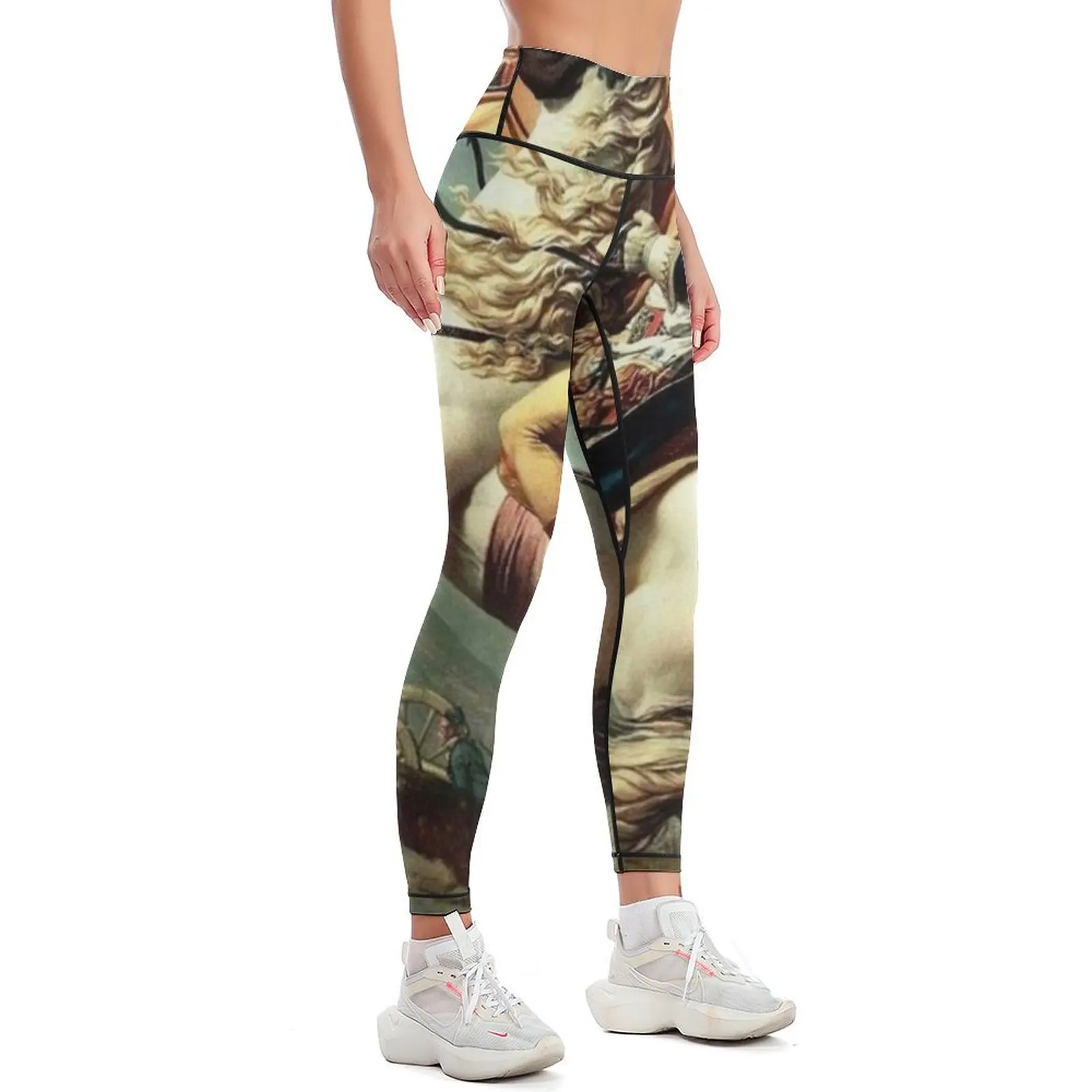 Classic Napoleon Bonaparte Painting Leggings sporty woman push up active wear Womens Leggings