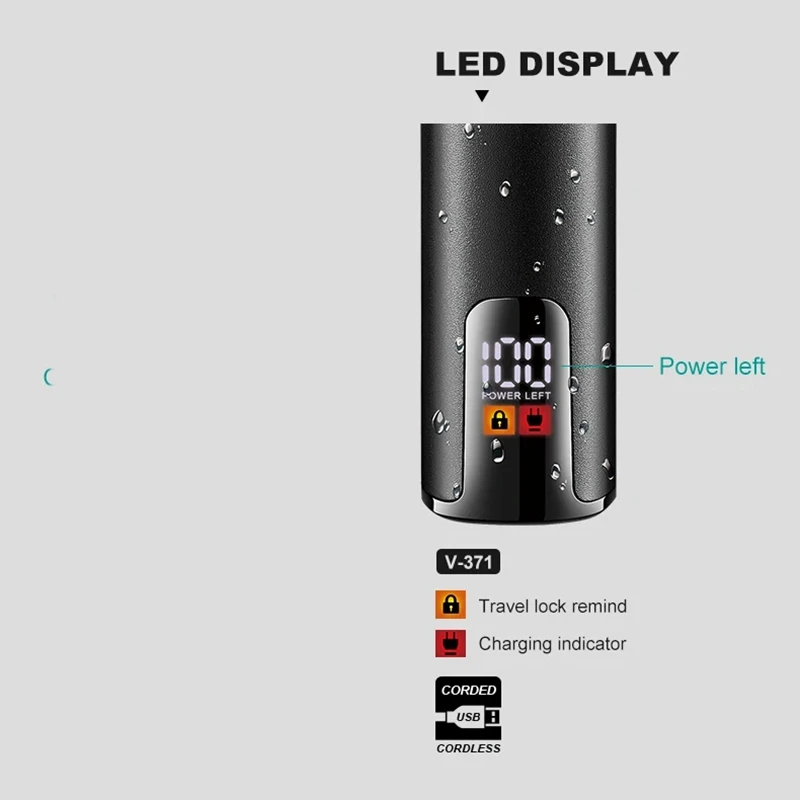 Original VGR Waterproof Shaver For Men Professional Electric Shaver Beard Rechargeable Electric Razor Face Foil Shaving Machine