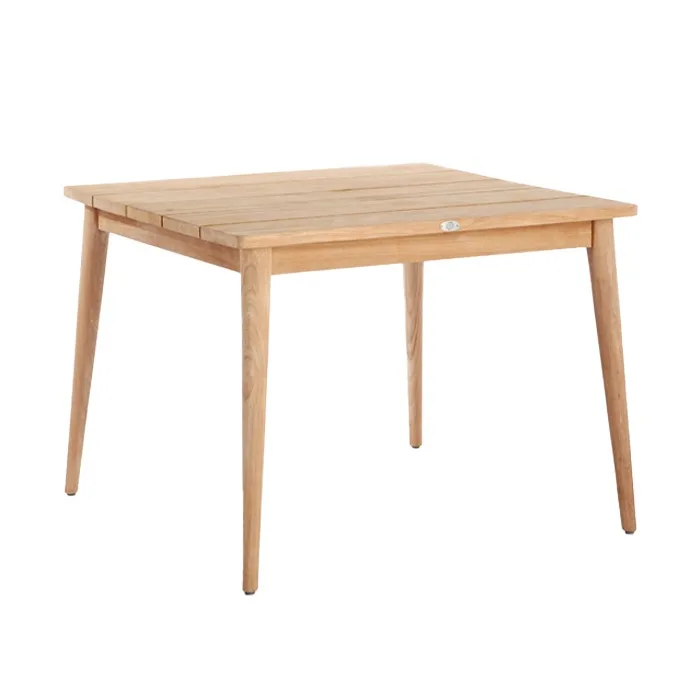 *Modern Indoor Family Dinning Table Furniture Minimalist Style Solid Wood Table