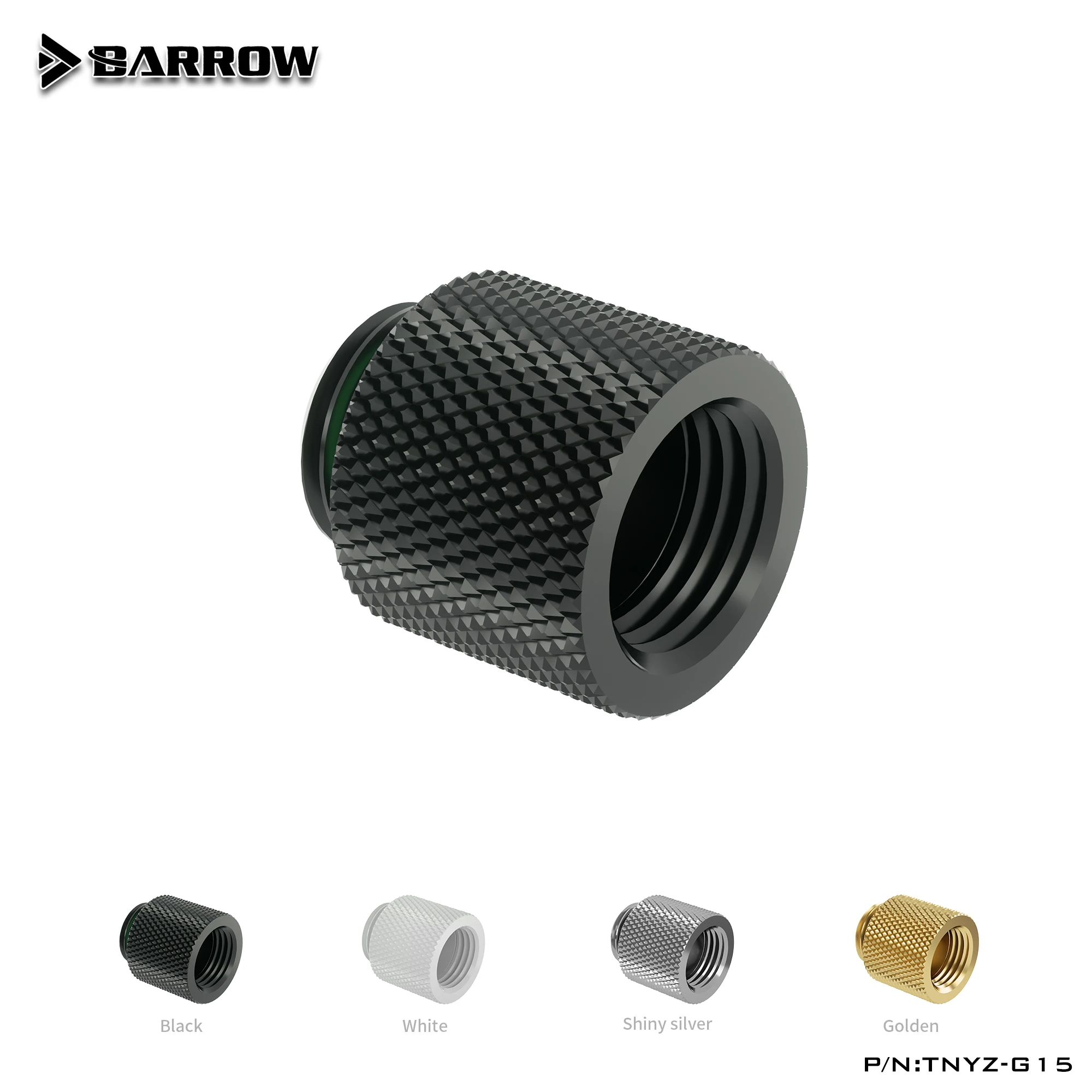 Barrow raffreddamento ad acqua serie TNYZ raccordo prolunga maschio-femmina, adattatore 7.5mm/10mm/15mm/20mm/30mm/40mm lunghezza G1/4 M2F