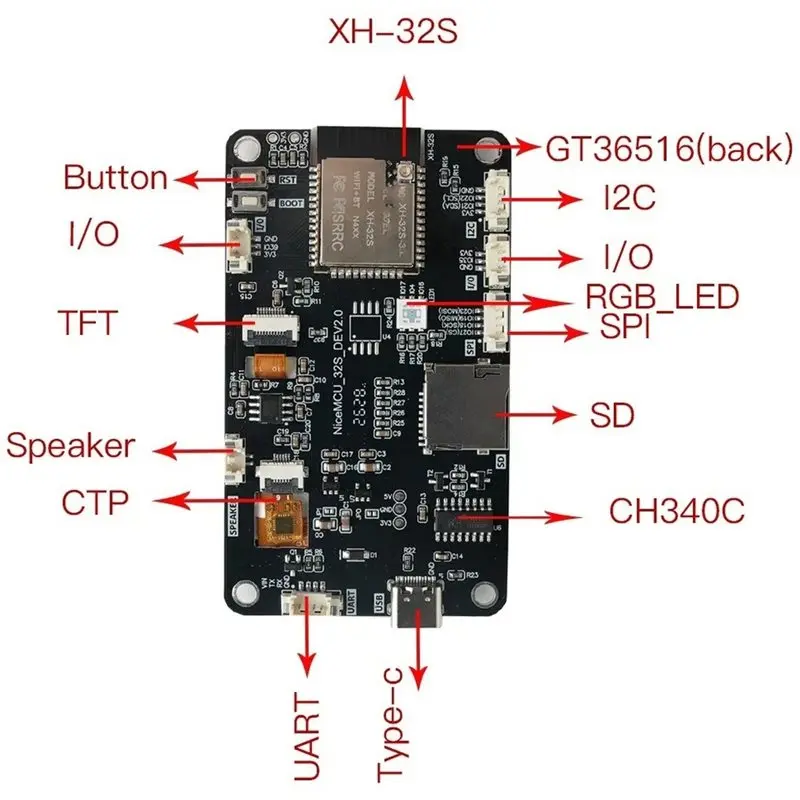 M01K ESP-32 Development Board 2.8