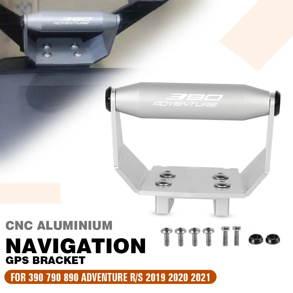 

Аксессуары для мотоциклов ДЛЯ 390 790 890 ADVENTURE R/S 2019 2020 2021, алюминиевое крепление с ЧПУ для телефона, GPS, навигационный кронштейн, детали держателя