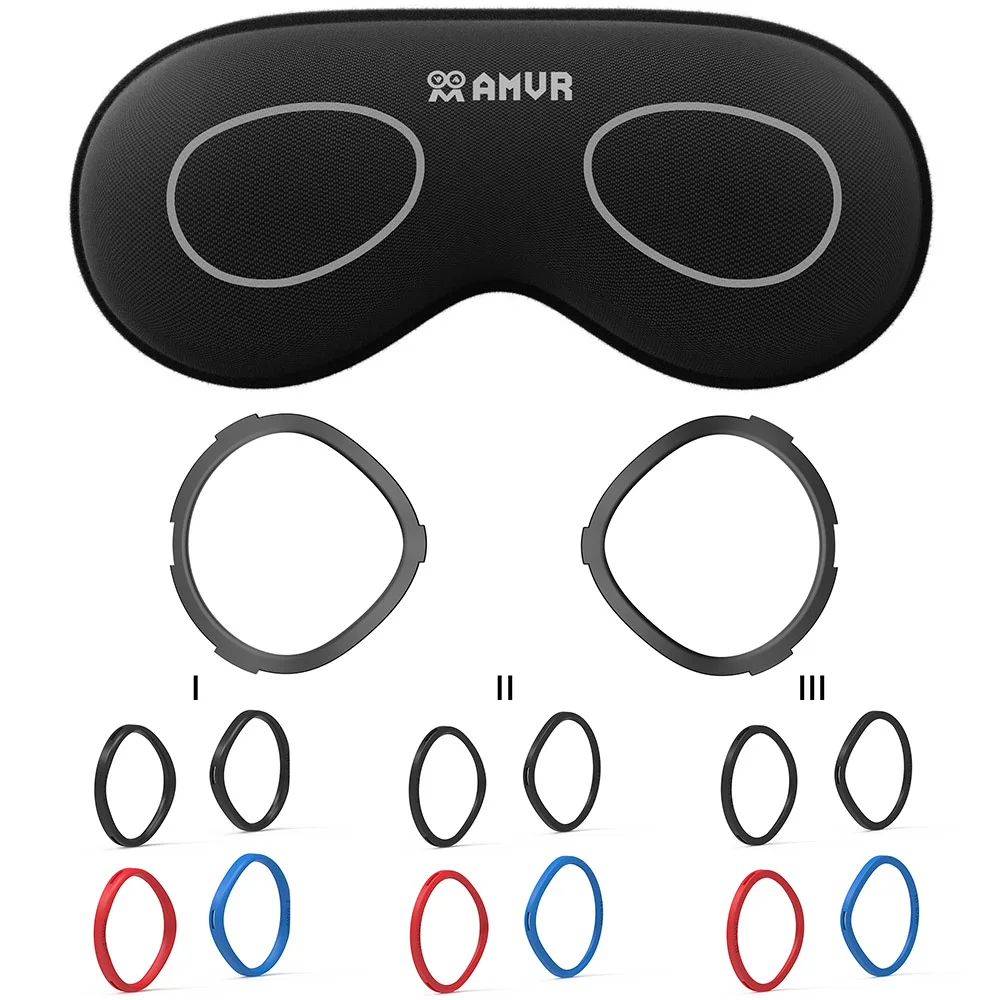 Juego de Anillos Antirrayas para Lentes AMVR para Quest 3S/Quest 2/Quest 1/Rift S/Oculus Go, Marco de Protección para Lentes, Accesorios VR