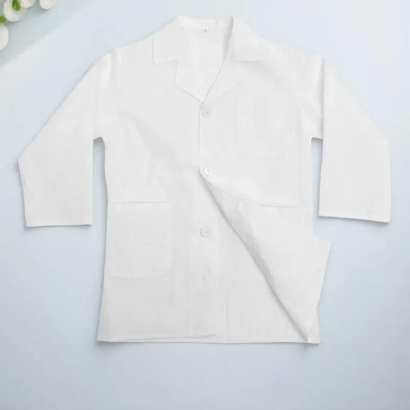 

Children Lab Coat Kids Costume Scientist Scrubs Toddler Labcoat Long Sleeve Comfortable Material Performance Party