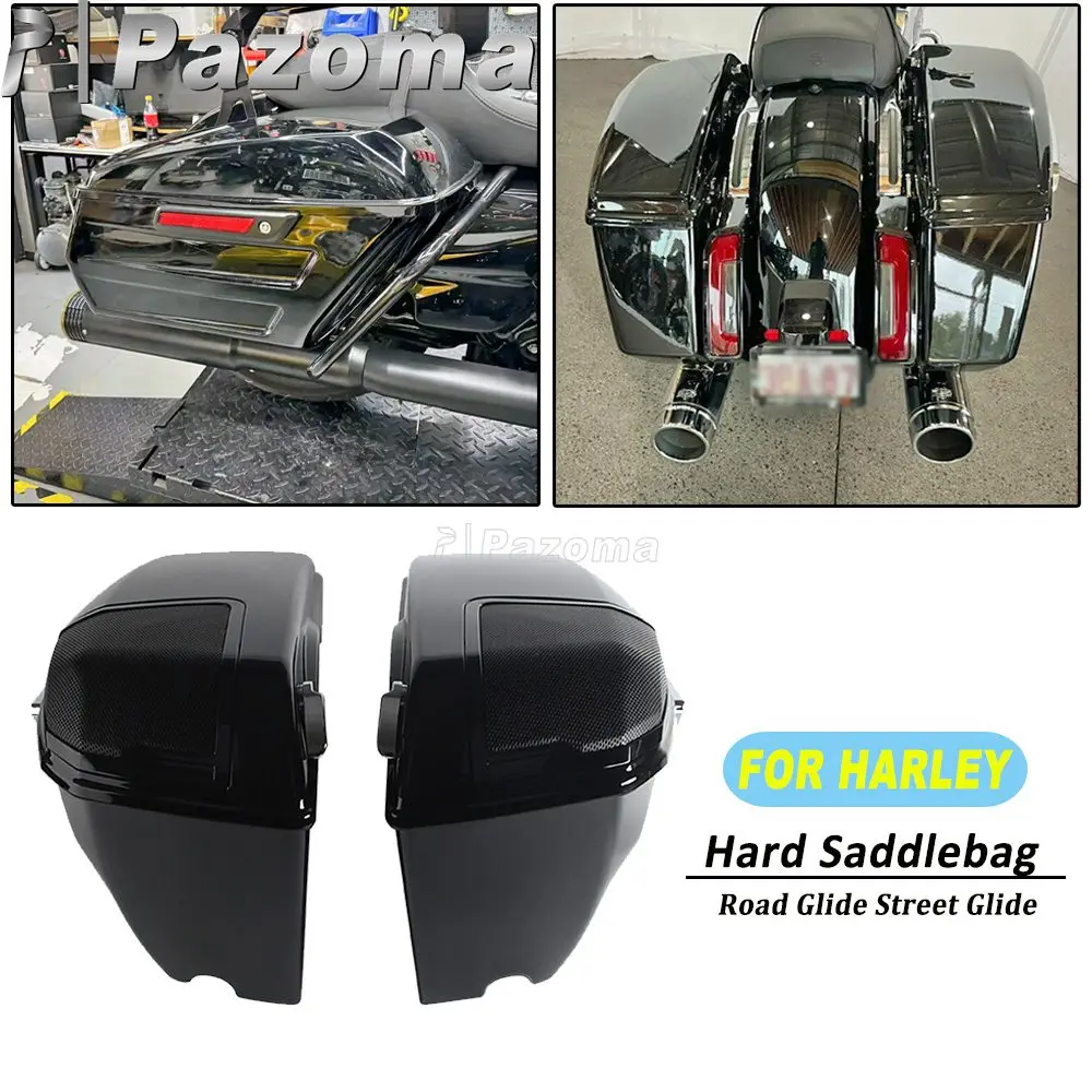Motorcycle Luggage Case Side Box Saddlebag For Harley Touring Street Glide FLHX Ultra FLHXU CVO FLHXSE Road Glide FLTRX 2024-25