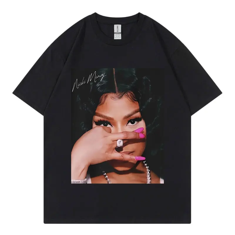 

Rapper Nicki Minaj Aesthetic Merch TShirt Men Women Clothing Hip Hop Fashion T-shirt Summer Casual Oversized T-shirts Streetwear