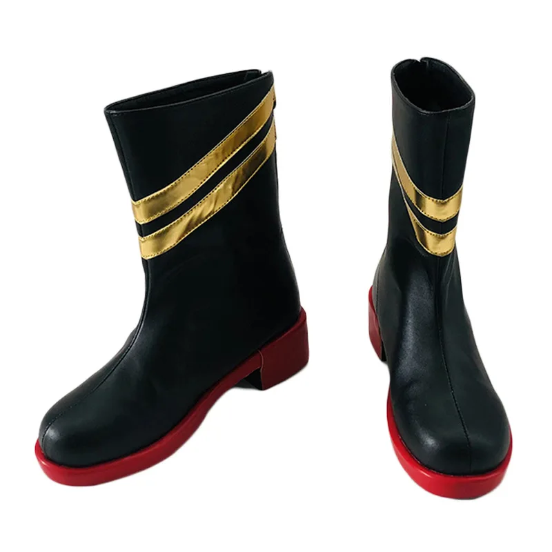 유 코스프레 스토어 에어라베 코스프레 신발할로윈 유니폼 파티 맞춤형 소년 소녀 합성 가죽 신발