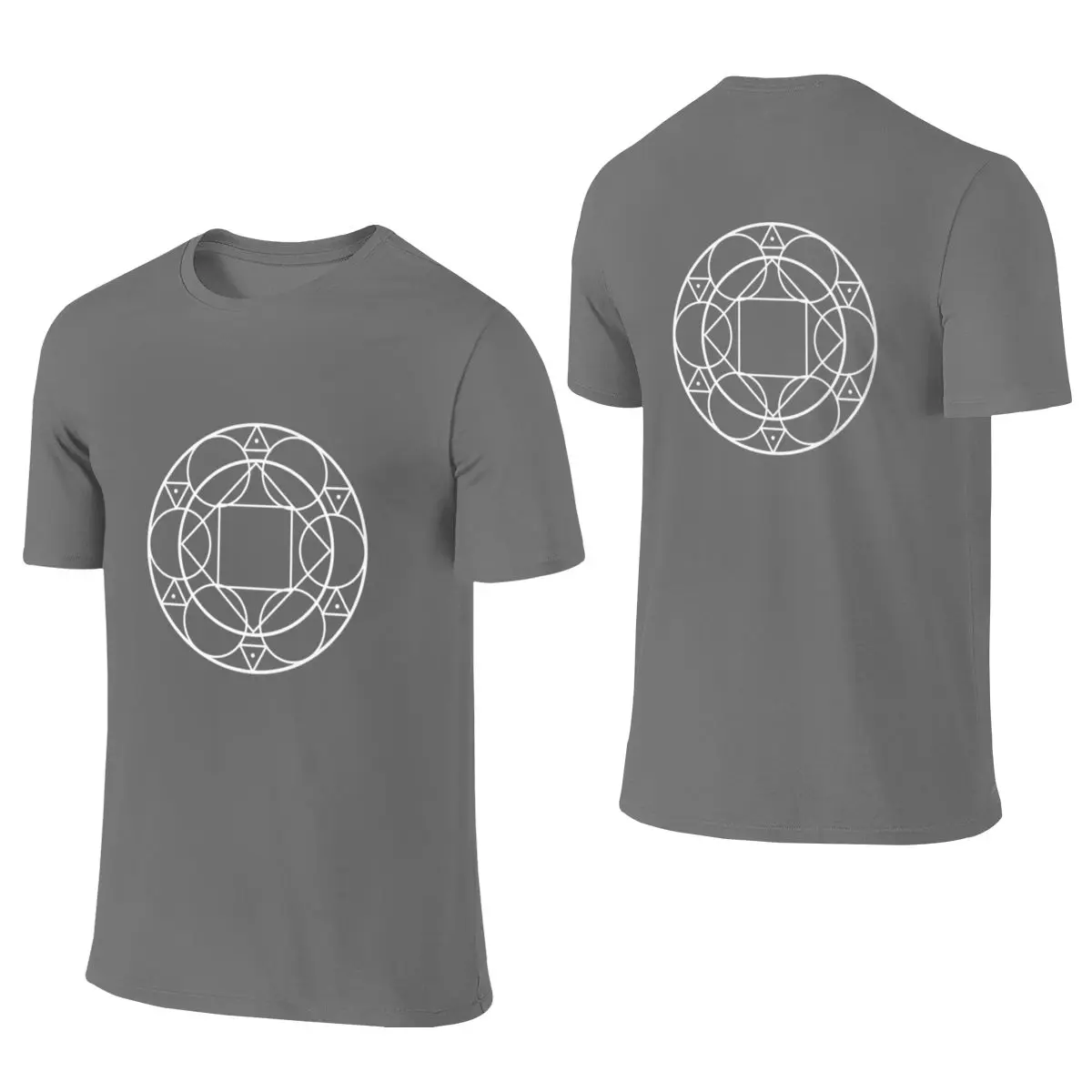 Ley Lines Business Casual Reversible T-shirt Fresh And Casual Morandi Colors Shirt