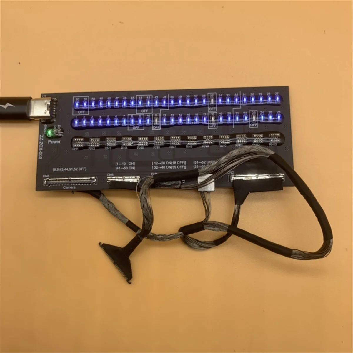 Cable de señal Gimbal Cable de señal PTZ para 3 Pro/Pro Cine Cámara Línea Transmisión Cable flexible Piezas de reparación de drones(B)