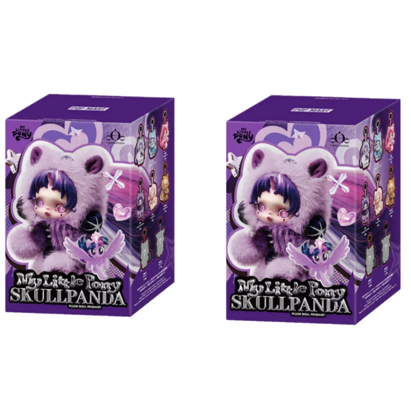 POP MART SKULLPANDA x My Little Pony Serie Blind Box Hangertje Trendy Vinyl Poppen Speelgoed Mystery Box Actiefiguur Verrassing Meisjes Cadeau