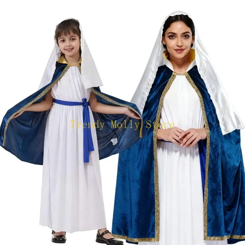 

N5KB приятный для кожи костюм для девочек, костюм из полиэстера, аксессуары для косплея, идеально подходящий для различных