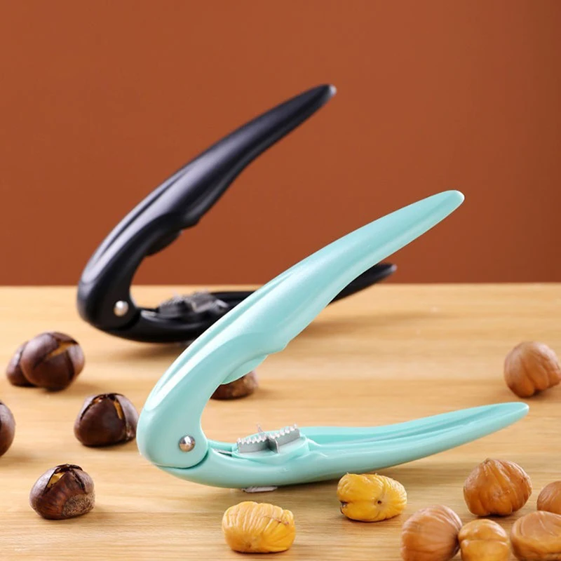 Cross Chestnut Sheller Nuts Sheller Home Metal Chestnut Clip Walnut Pliers Nut Cracker Chestnut Opener Kitchen Tools SGGJ004