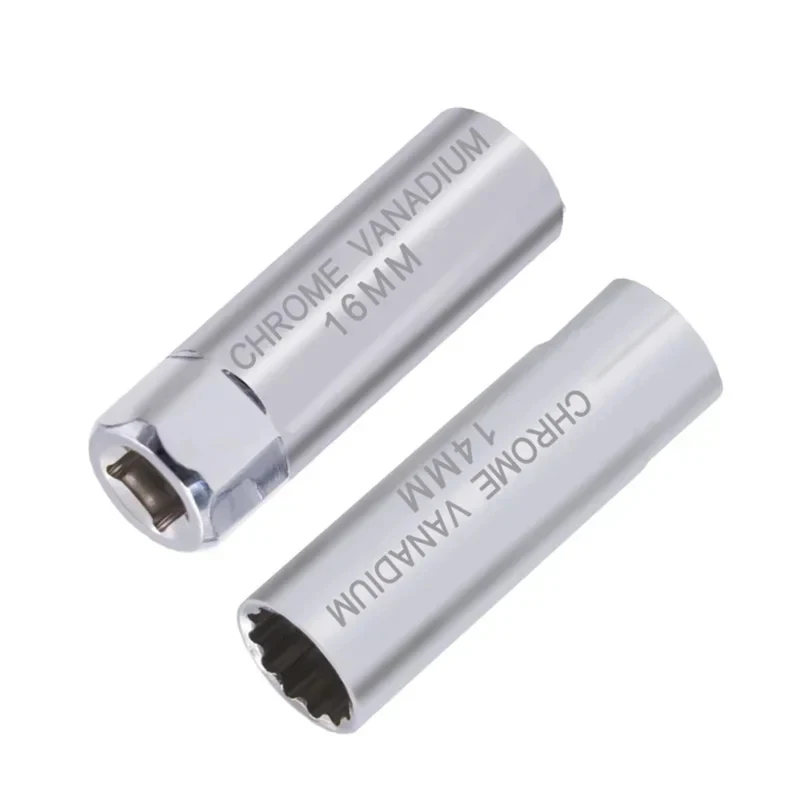 Magnetic Spark Plug Socket Wrench, 14mm & 16mm Universal Removal Tool