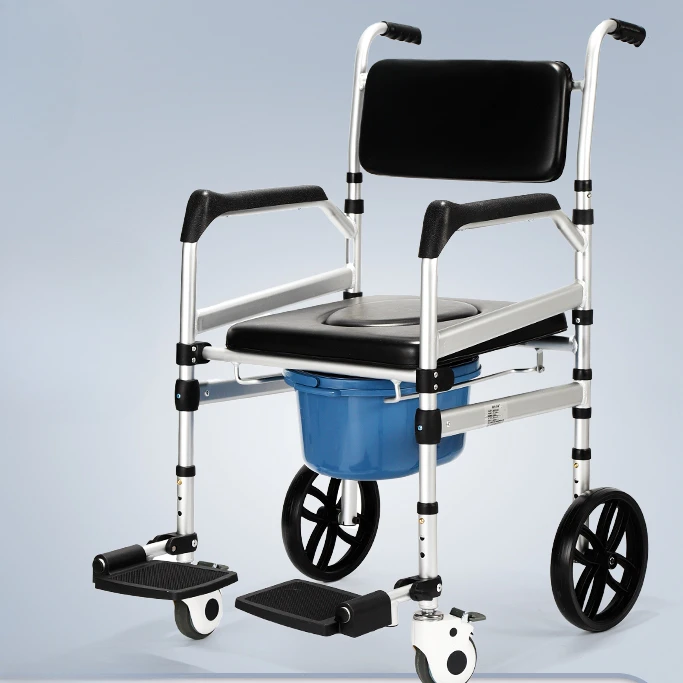 Elderly Wheelchair Mobile Toilet Elderly Specific Shower Chair Disabled Non Slip Shower Chair Toilet Seat Bathroom Furniture